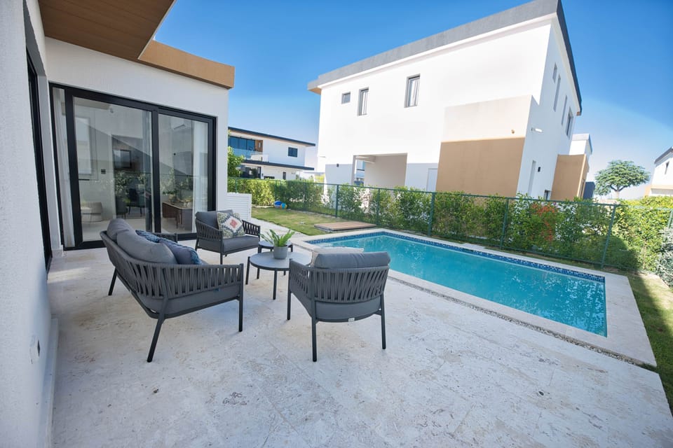 Patio seating area