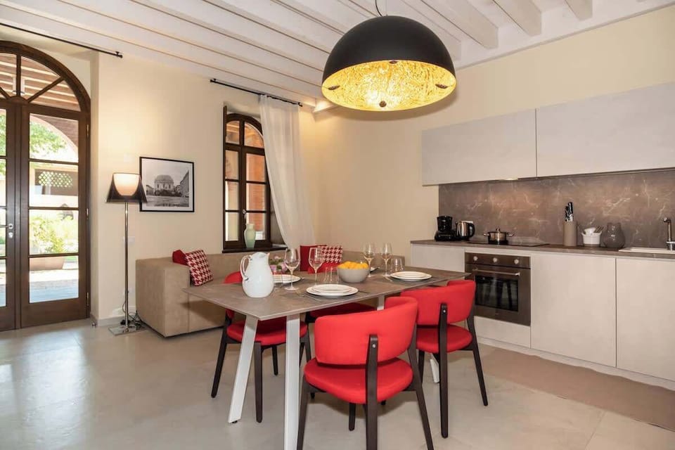Kitchen and living