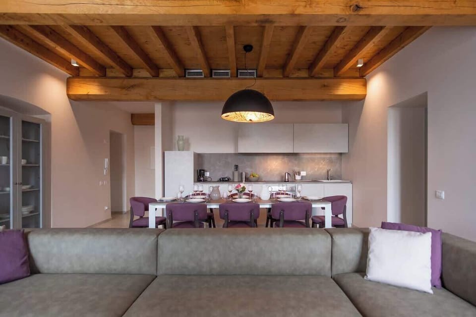 Living and kitchen
