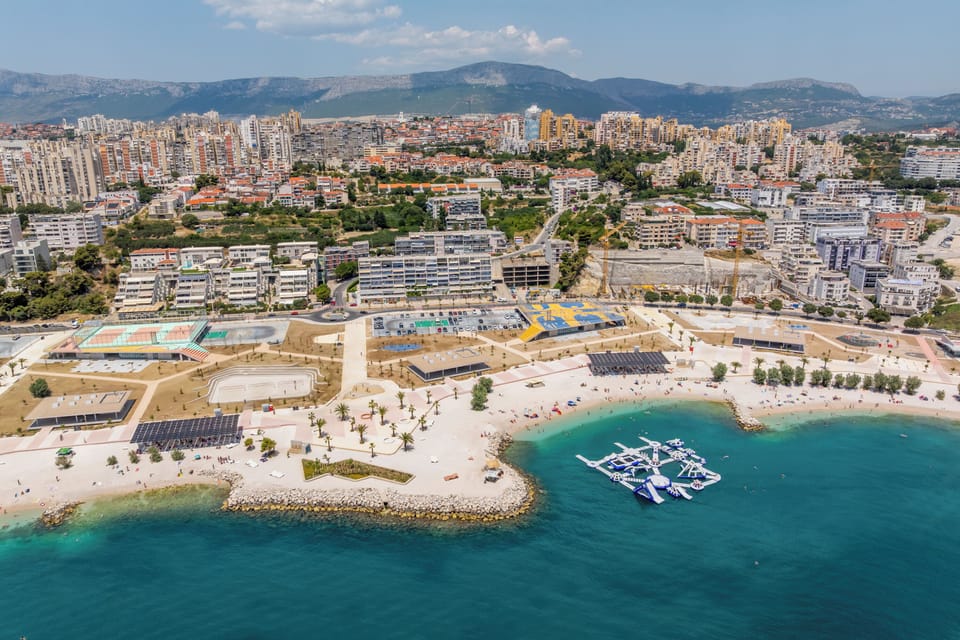 Žnjan Beach in Split.