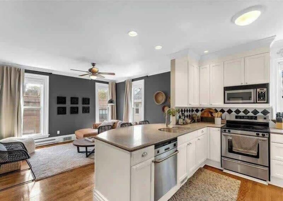 Kitchen and Living Area