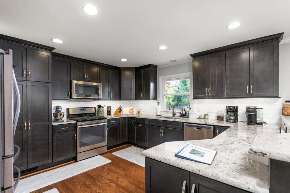 Cook a delicious meal in our well stocked kitchen