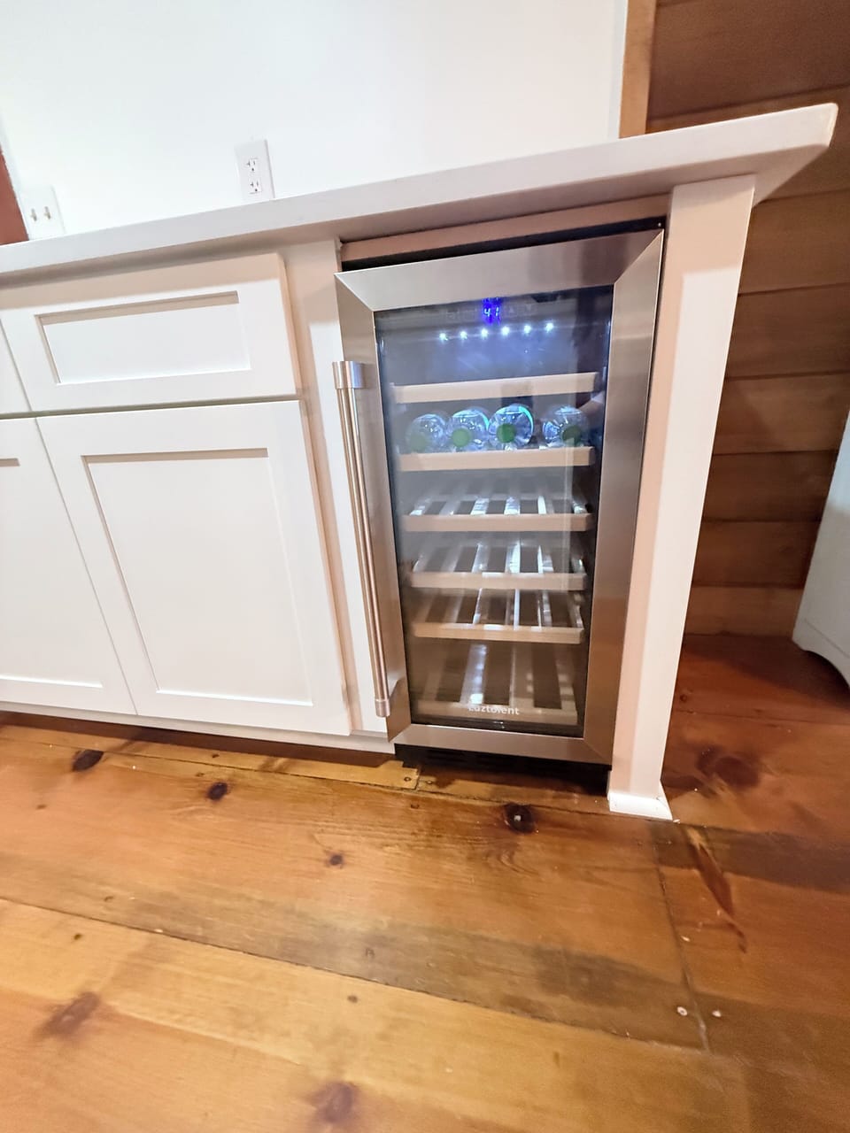 We have a wine cooler available for you to bring your favorite wine. 