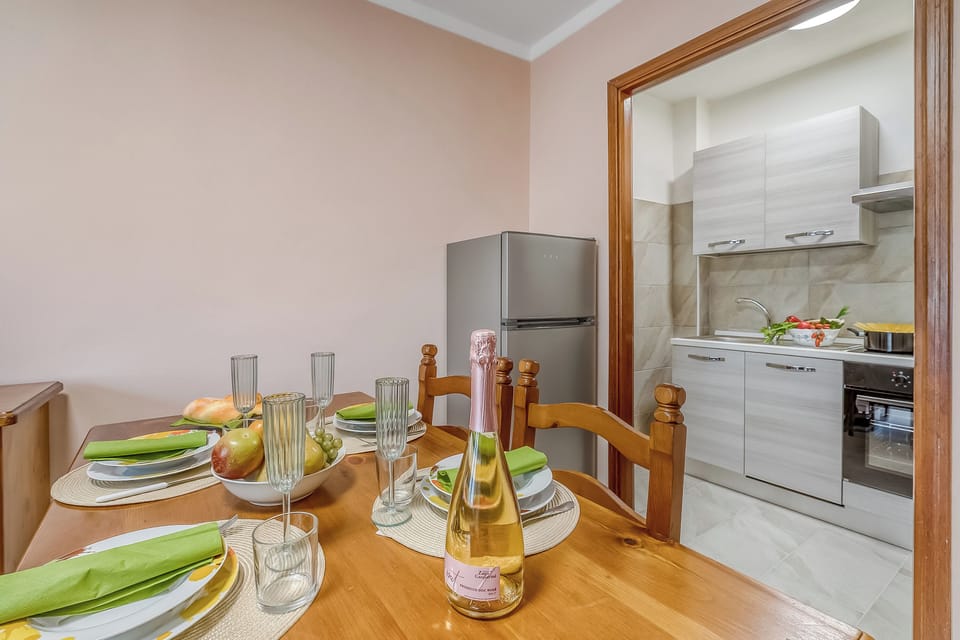 Kitchen and dining area