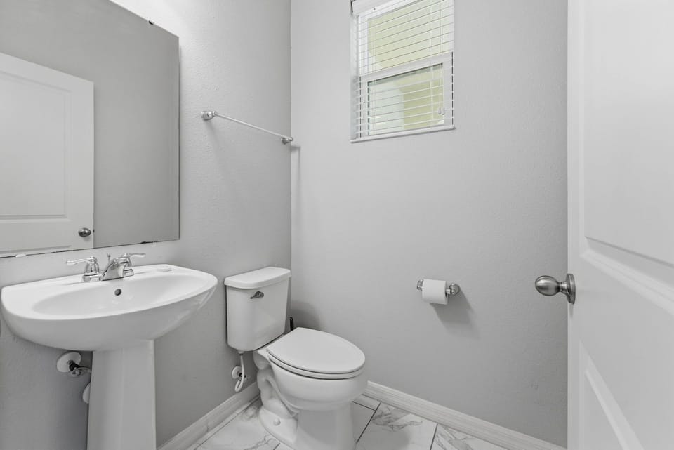 Guest half bathroom