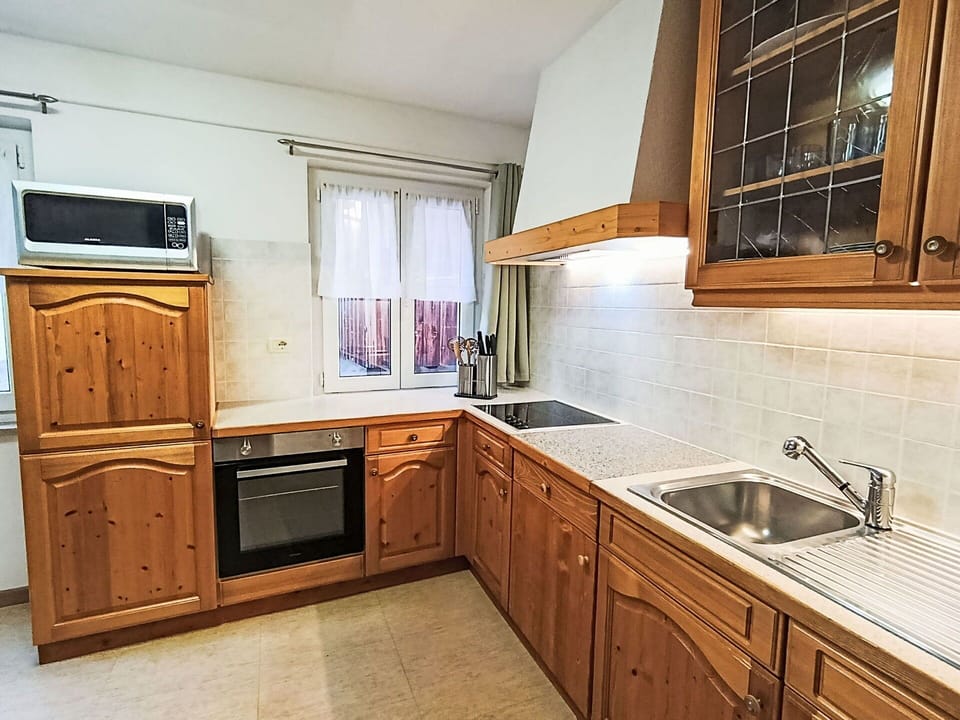 Kitchen, Cabinetry, Kitchen Appliance, Countertop, Major Appliance, Flooring, Wood, Furniture, Interior Design, Kitchen Sink