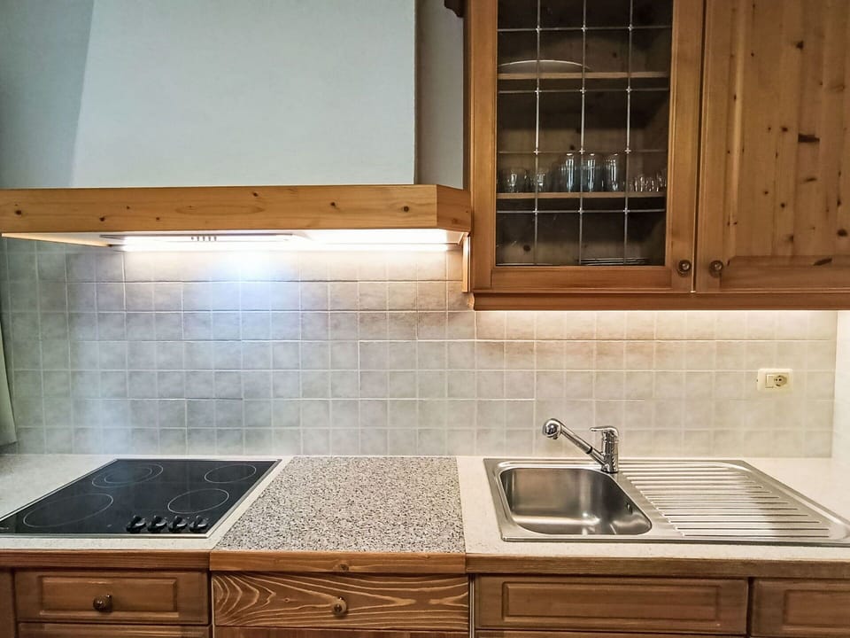 Wood, Cabinetry, Flooring, Countertop, Interior Design, Kitchen, Kitchen Appliance, Lighting, Home, Drawer