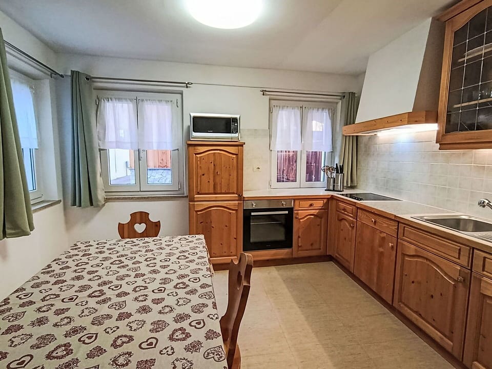 Kitchen, Cabinetry, Wood, Furniture, Kitchen Appliance, Interior Design, Major Appliance, Countertop, Flooring, Ceiling