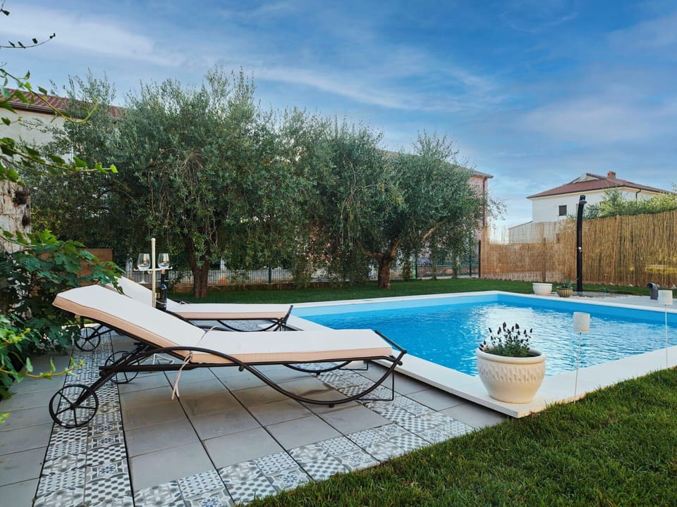 Swimming Pool, Blue, Outdoor Furniture, Furniture, Resort, Composite Material, Shade, Eco Hotel, Sunlounger, Water Feature