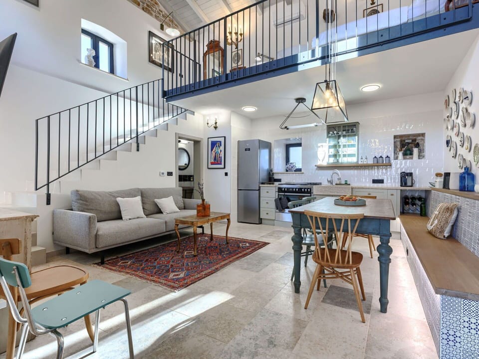 Furniture, Interior Design, Flooring, Ceiling, Floor, Living Room, Table, Couch, Chair, Home
