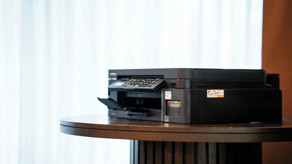 Free premium color printer access for all guests - just print on the wifi network or email your documents to the printer!