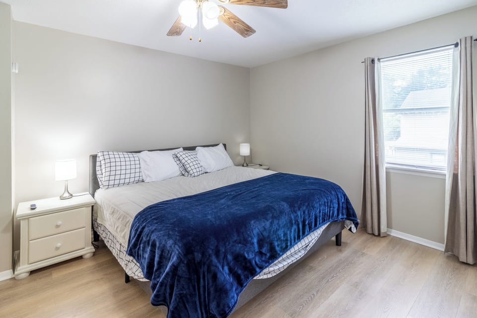 Master Bedroom with King bed