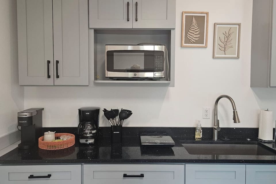 Well, Equipped with Kitchen Essentials.