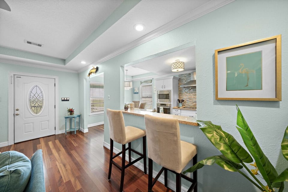 Casual dining space designed for comfort and connection