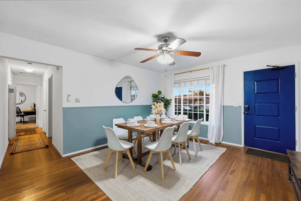 Minimalist dining setup