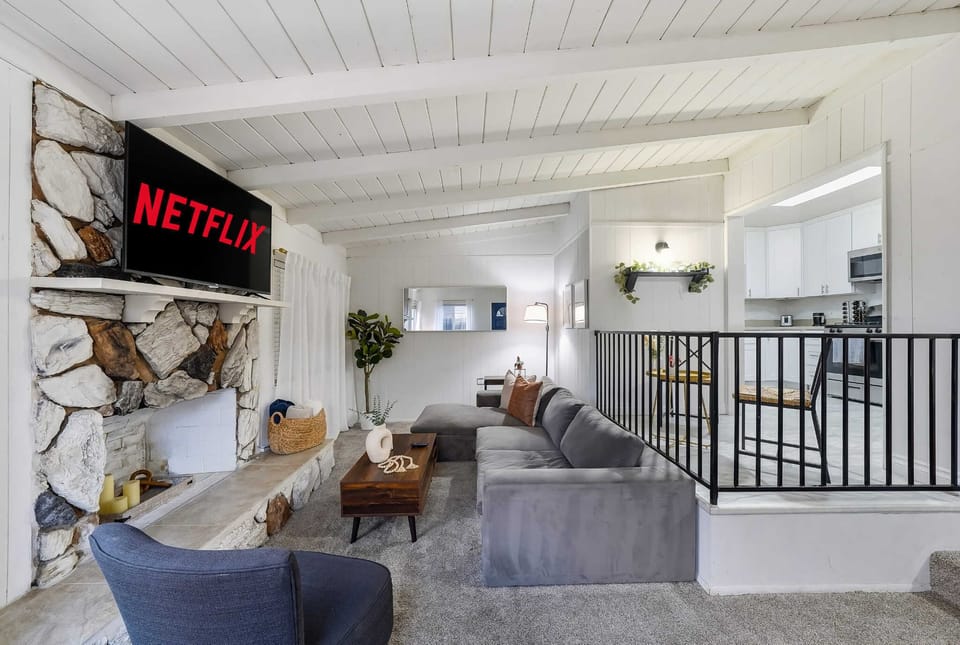 Open living area for relaxing or streaming