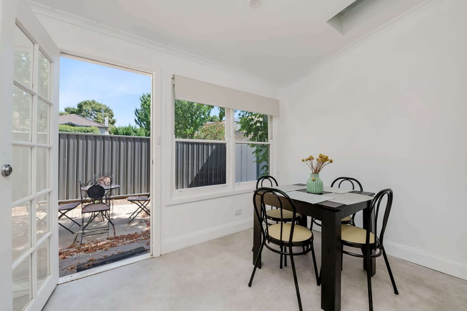 Bright Dining Area Leading to the Patio