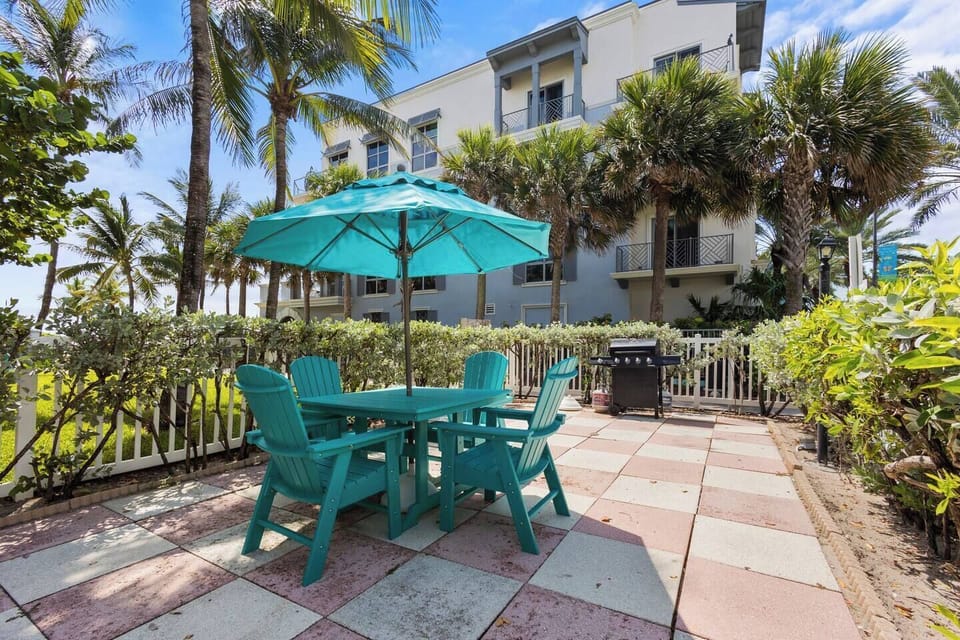 There are several grills throughout the property that you can choose from. 