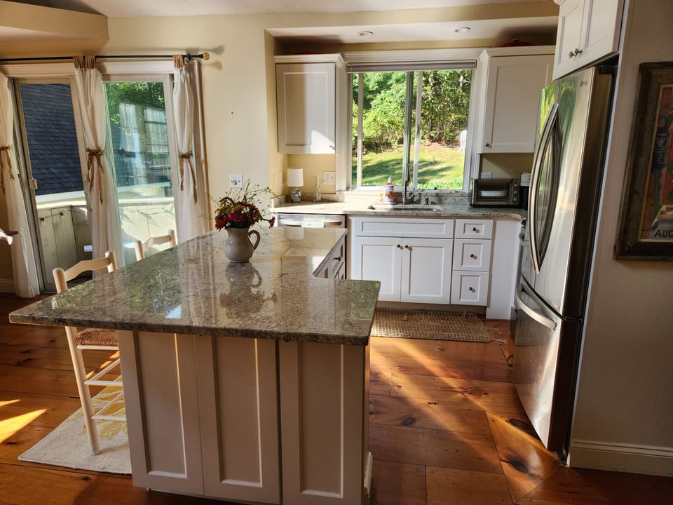 Full kitchen. Lovely views.