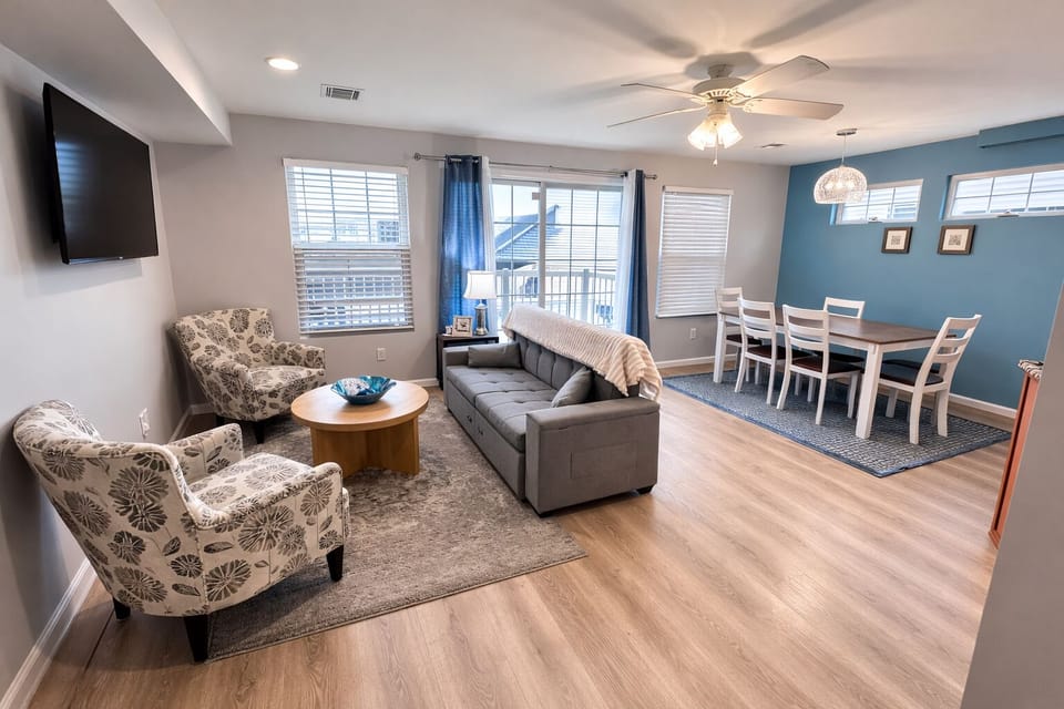 Living and dining area
