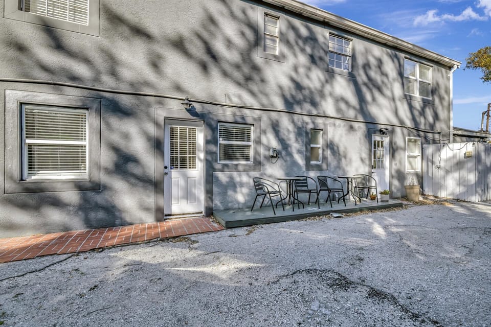 Property exterior with open driveway space
