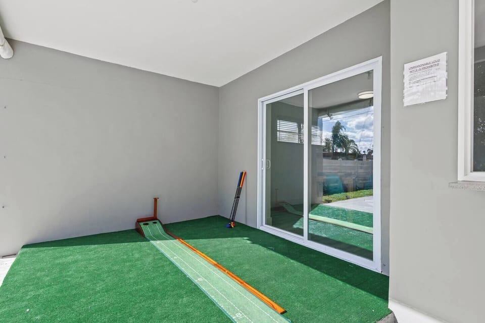 Play a game of golf, why not?