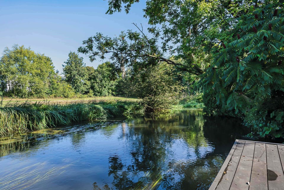 Tranquil Riverfront Retreat: Enjoy peaceful views and nature’s soundtrack right from your deck!