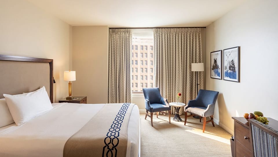 Bedroom. Interior and views may vary based on location and availability