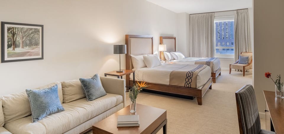 Bedroom. Interior and views may vary based on location and availability