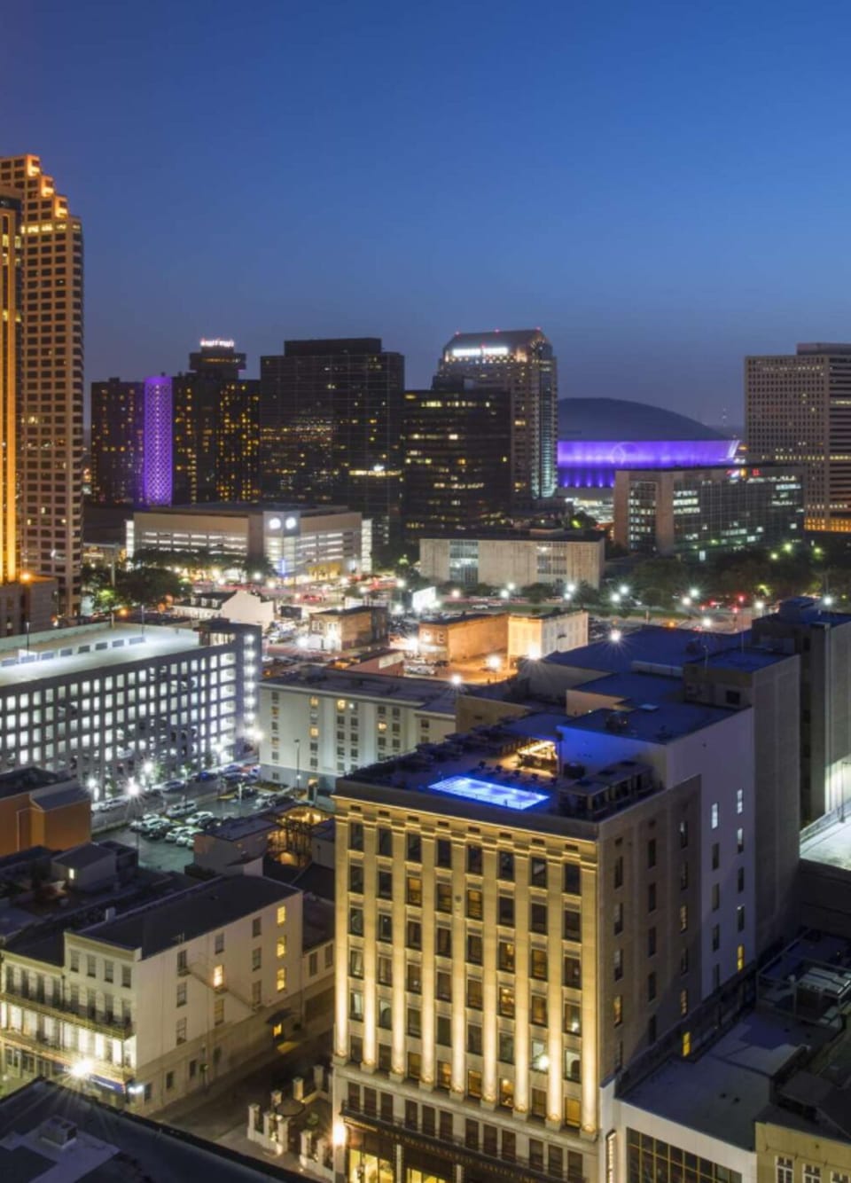 Aerial view of the property