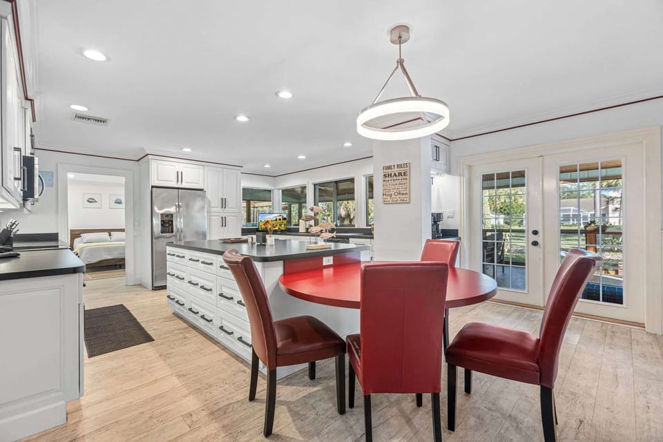 Modern kitchen with ample counter space