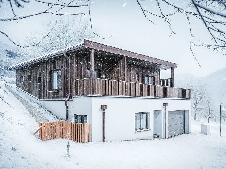 Snow, Winter, Home, Roof, Freezing, Cottage, Slope, Frost, Blizzard