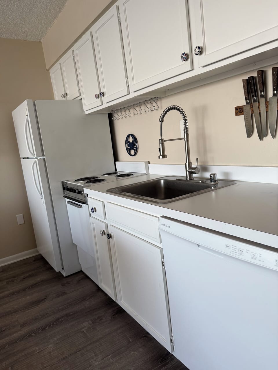 Counter space for making a home cooked meal!