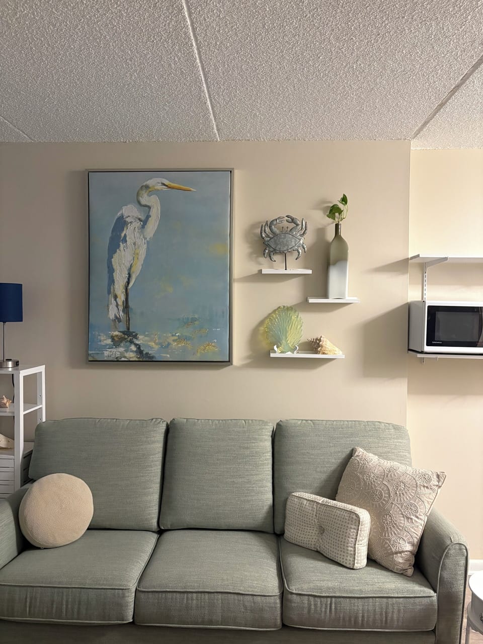 Enjoy the coastal decor