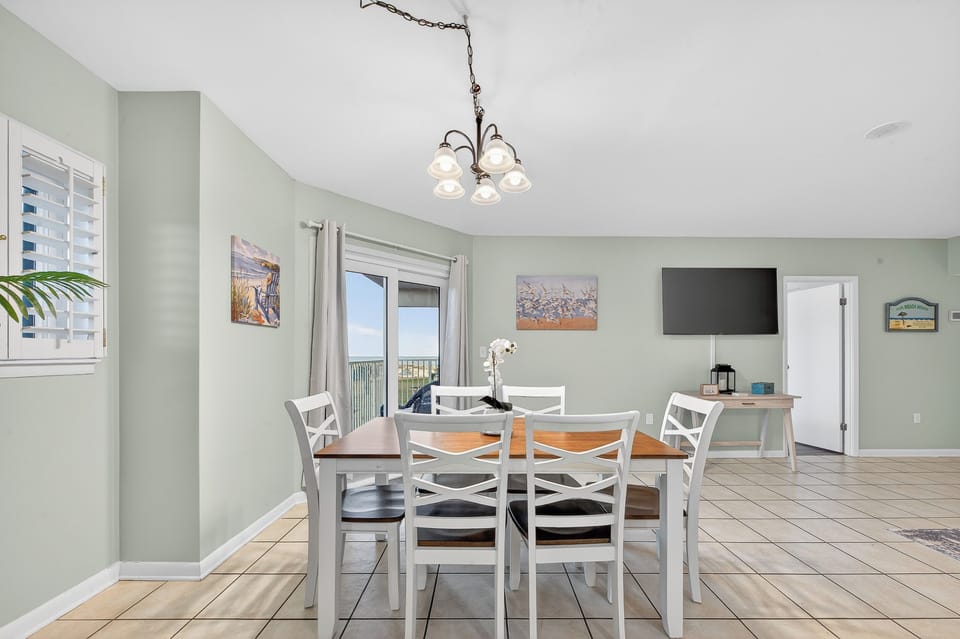 Dining Area with Smart TV