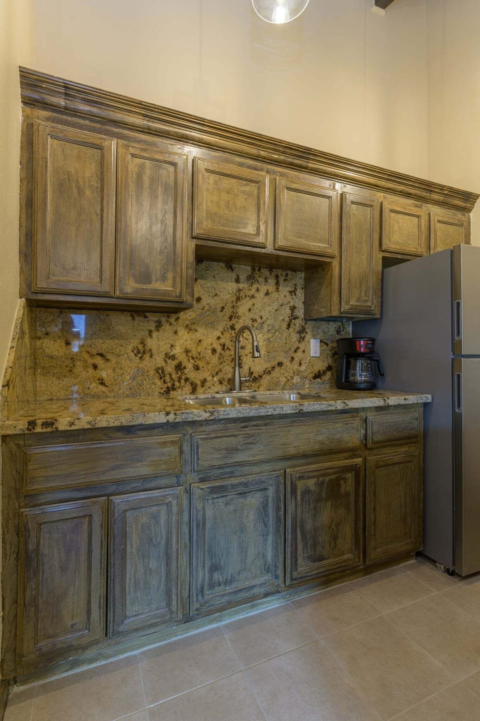 Indoors, Floor, Flooring, Appliance, Refrigerator