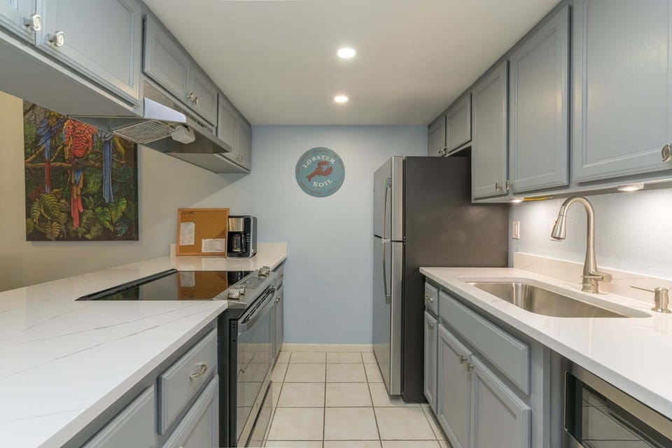 Indoors, Kitchen, Sink, Appliance, Refrigerator