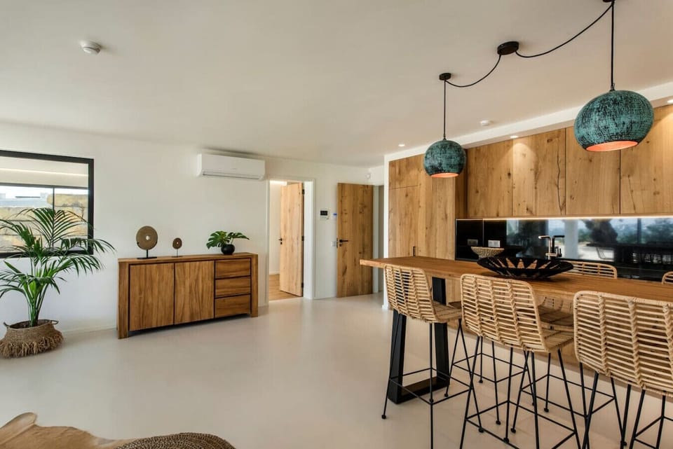 Kitchen, Dining, Living