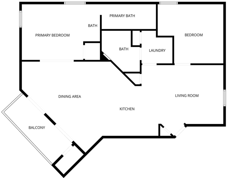 Regatta Condo 201A- Floorplan