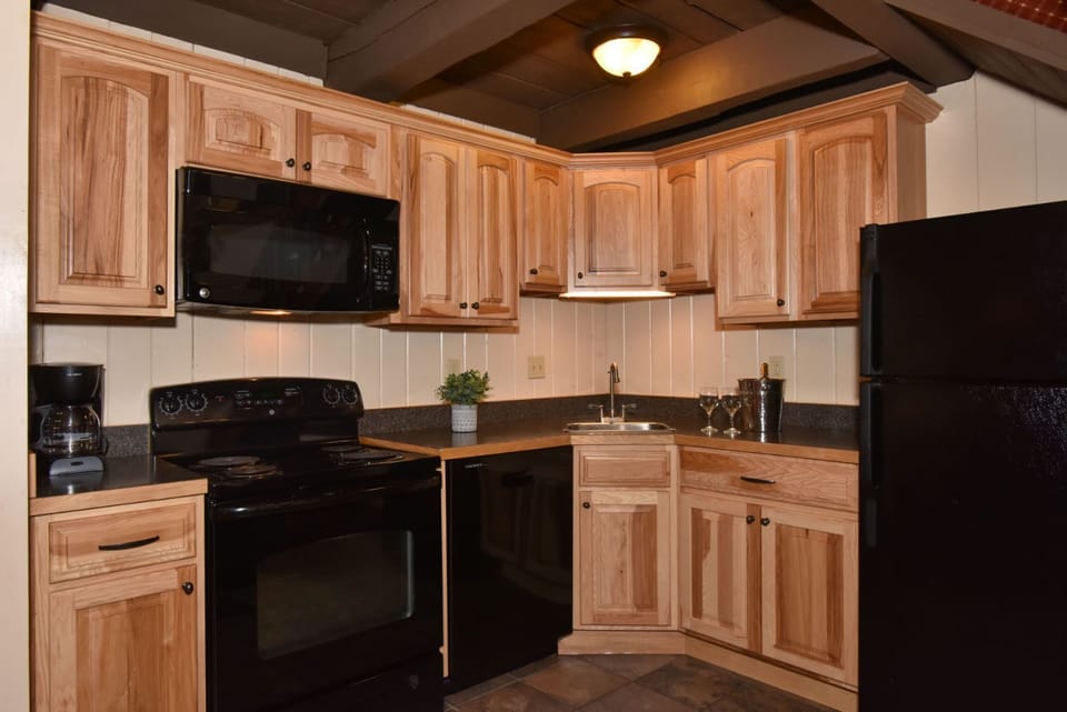Curb your appetite by cooking a meal in your kitchen.