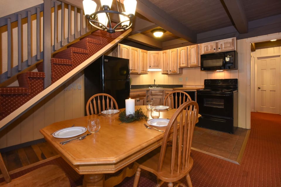 Share meals and laughs at the dining table.