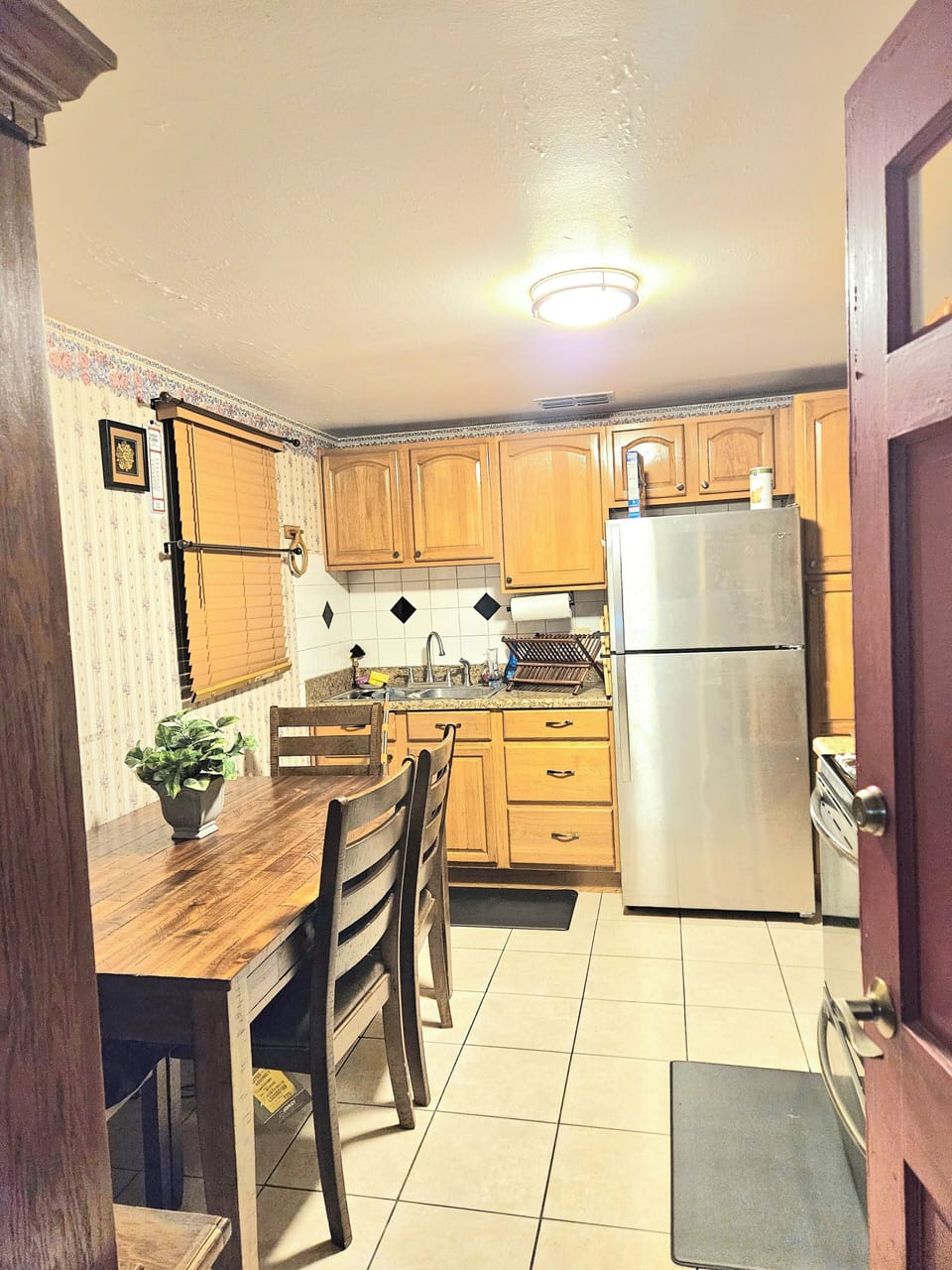 Kitchen and dinning area 