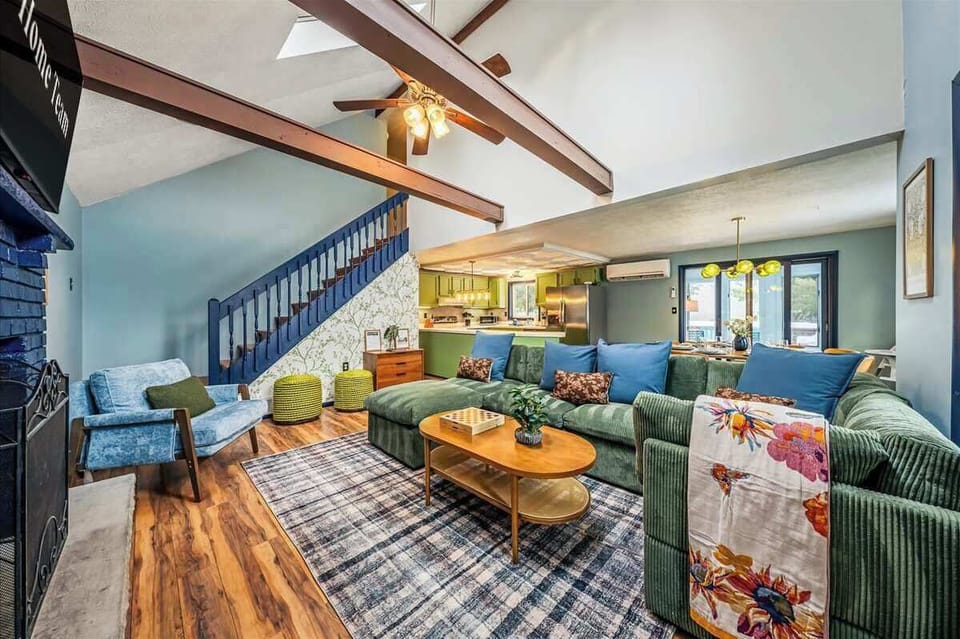 Comfy couches, soft throws, and a space designed for laughter, relaxation, and memories in the making.