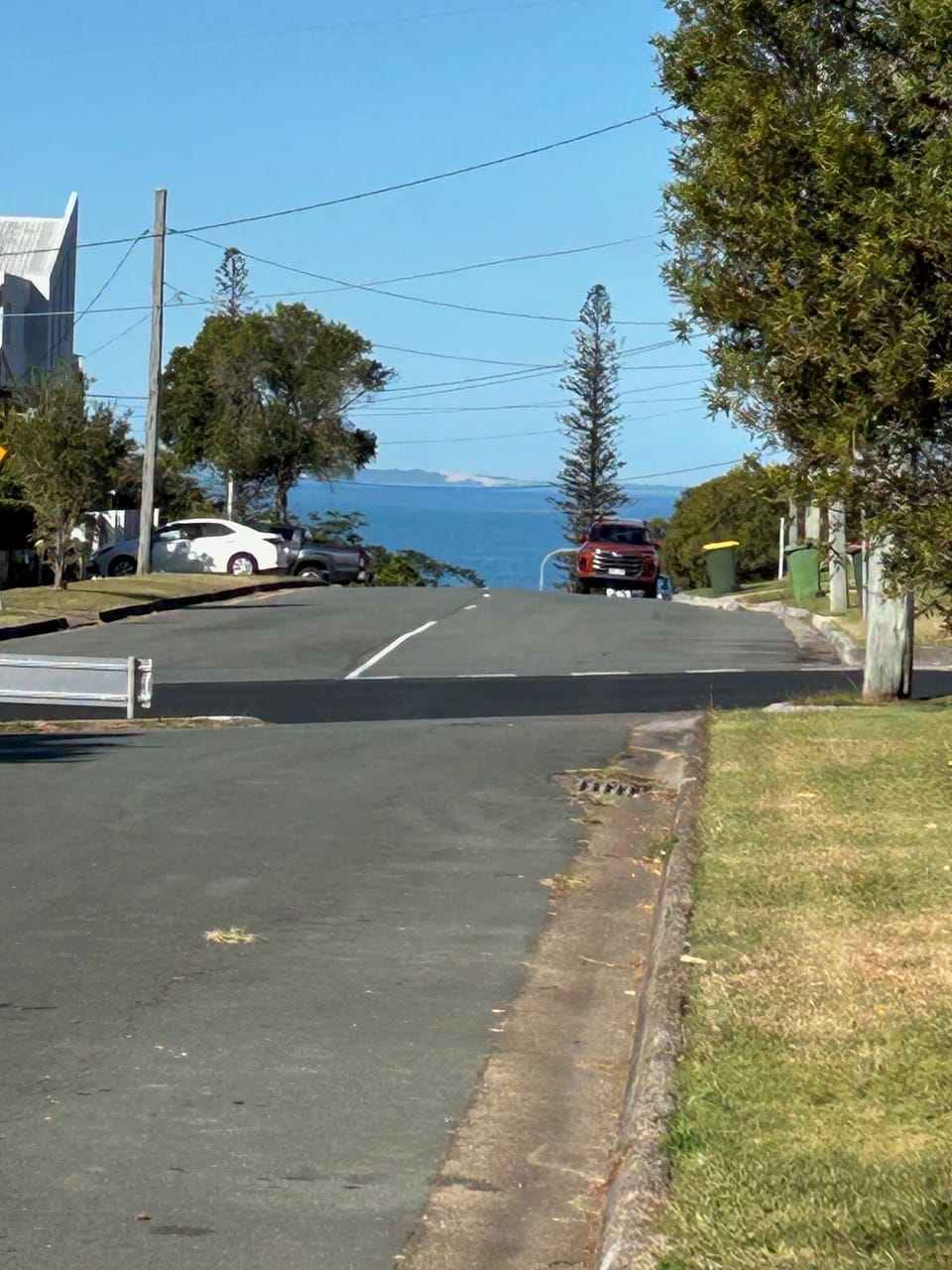 View from the front gate