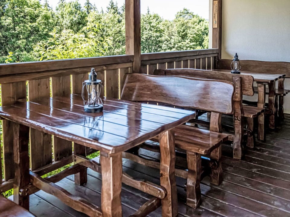 Furniture, Wood, Hardwood, Wood Stain, Table, Outdoor Table, Porch, Plank, Outdoor Furniture, Deck