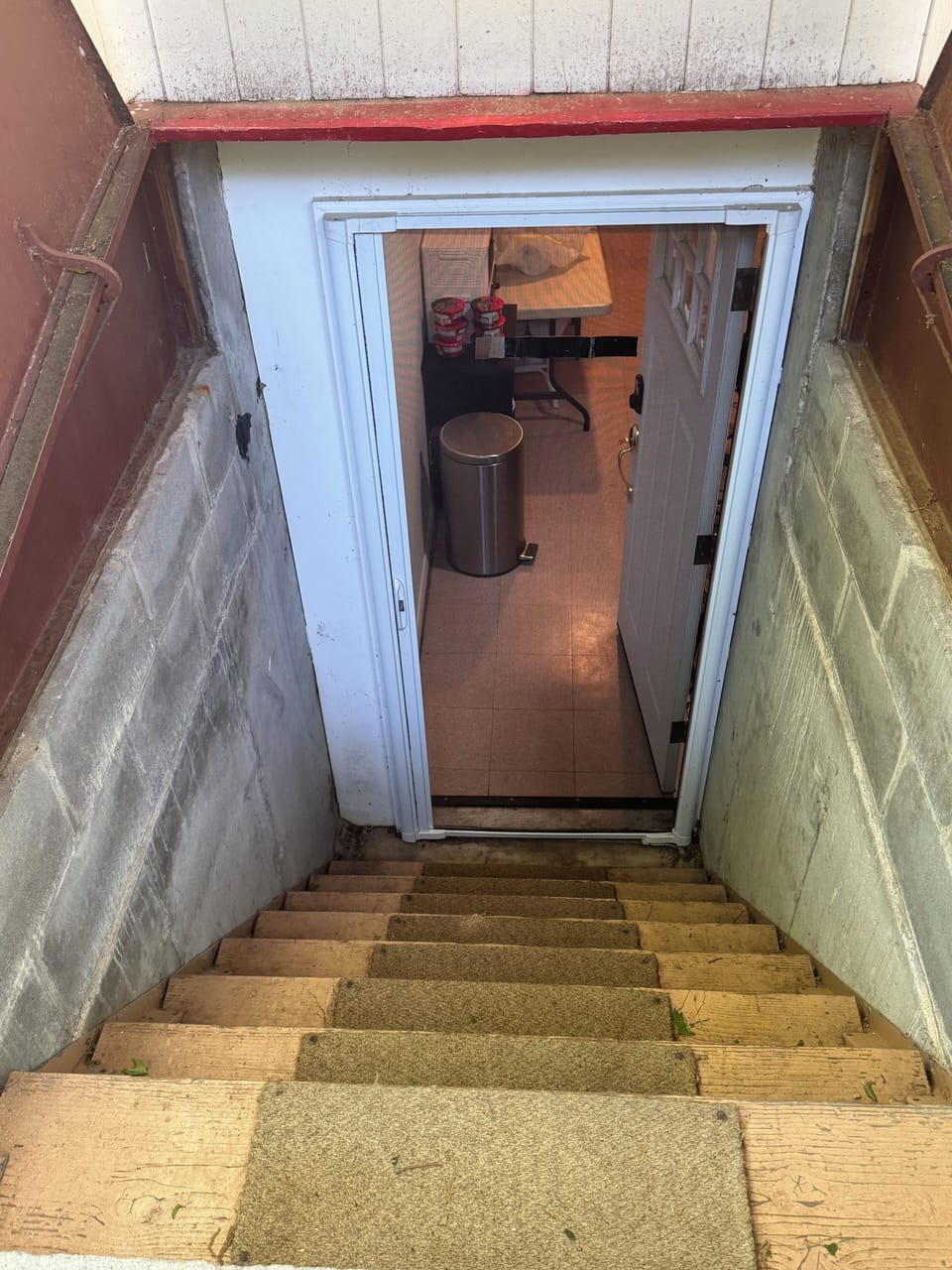 Keep in mind the stairs are a bit steep! We will be installing handrails soon.