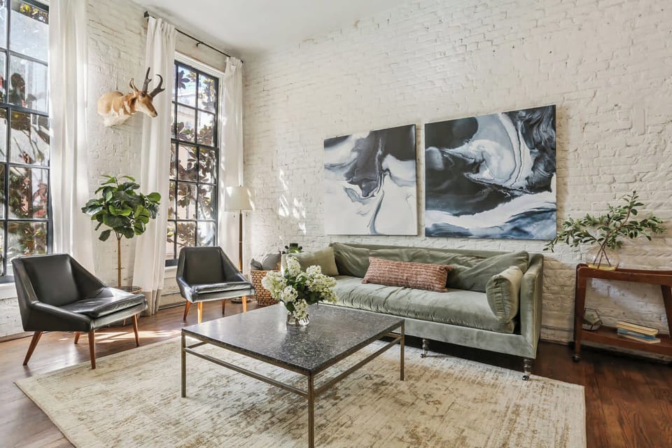 Unit C | Living Room | Second Floor | Central Open-Concept Space