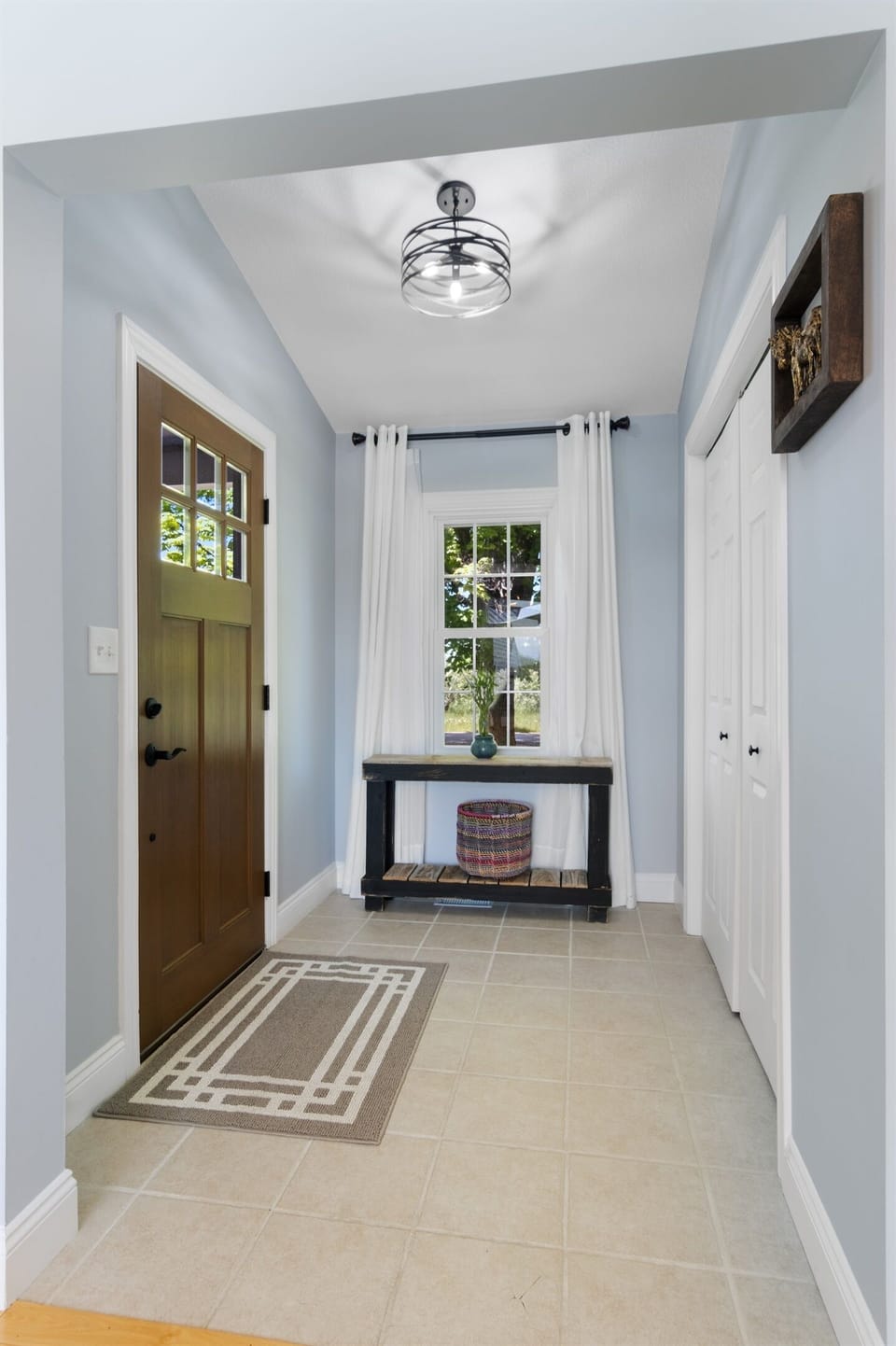 Welcoming foyer with plenty of natural light.