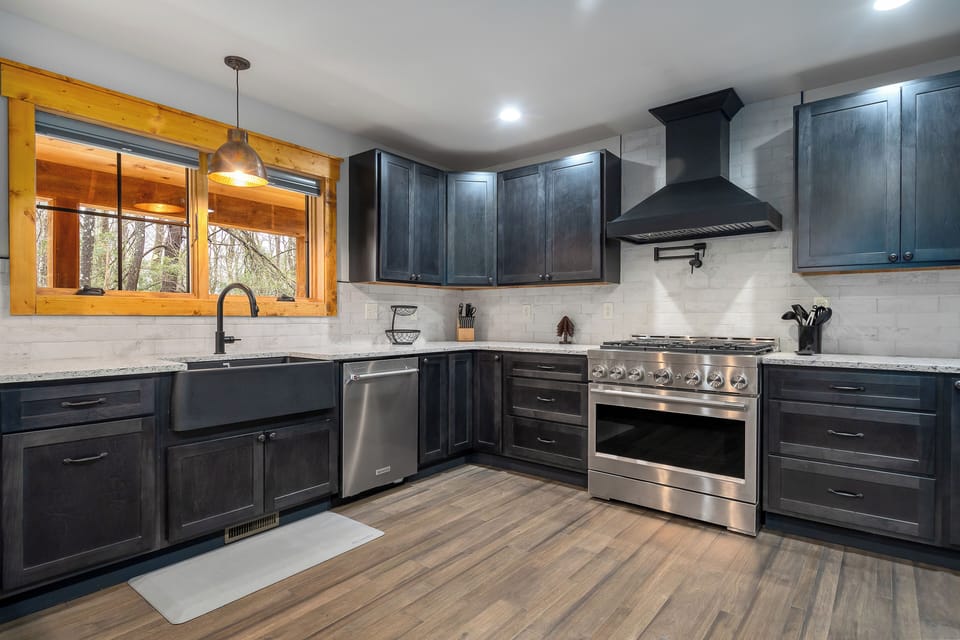 36" gas stove & dishwasher