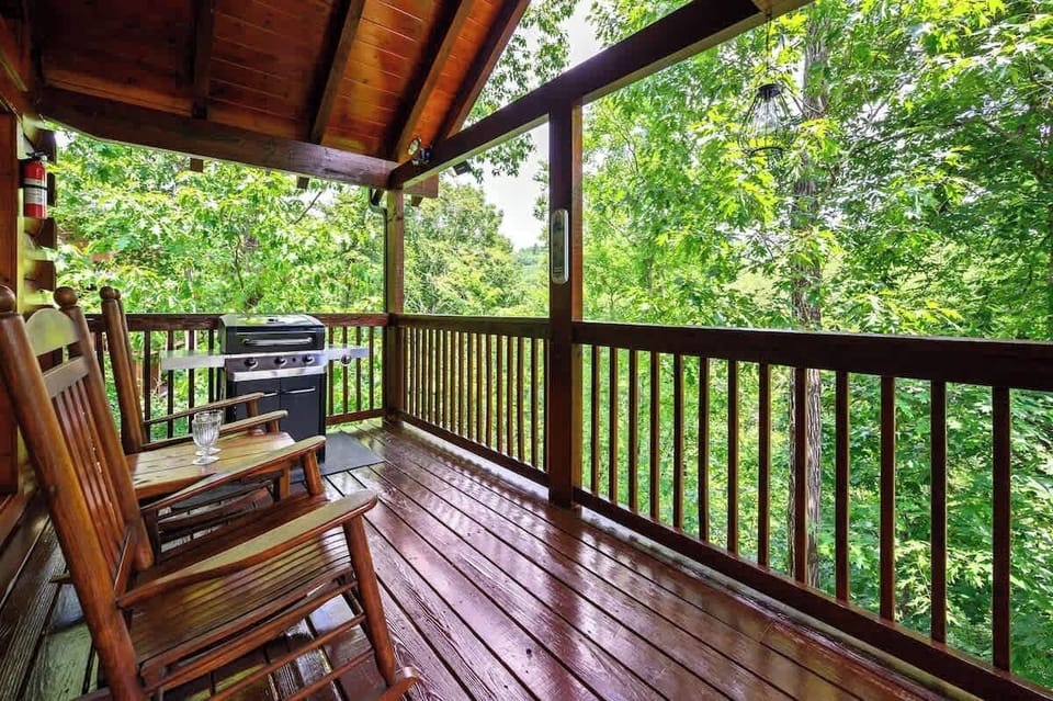 Grilling with a view. A perfect way to serve up some home cooking.